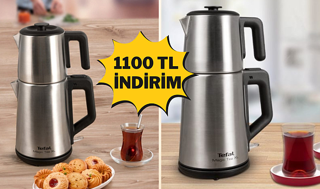Evde, ofiste bitmeyen çay keyfi! Tefal'in çok satan çay makinesi indirime girdi