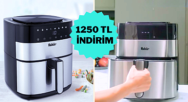 Fiyatı 2 bin 999 TL'ye düştü! Fakir Uno Chefry Sıcak Hava Fritözü indirimde