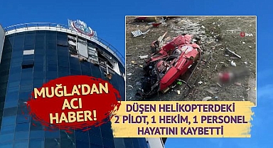 SON DAKİKA | SON DAKİKA | Kaza anı ortaya çıktı! 4 kişi hayatını kaybetti… Muğla'da helikopter hastaneye çarpıp düştü